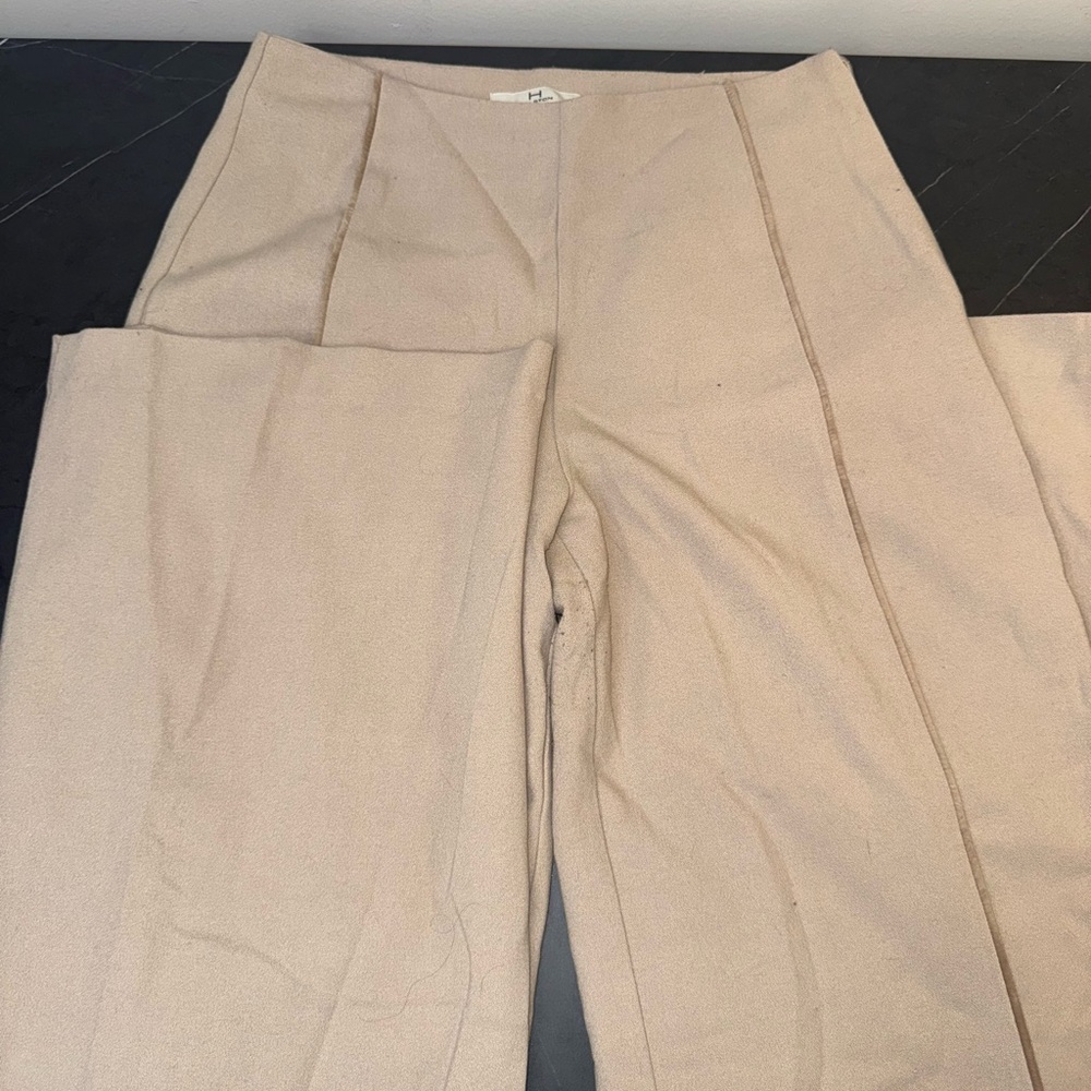Elegant Beige Women's Pants